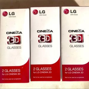 LG 3D Glasses Bundle - Movie Night - 6 total pairs